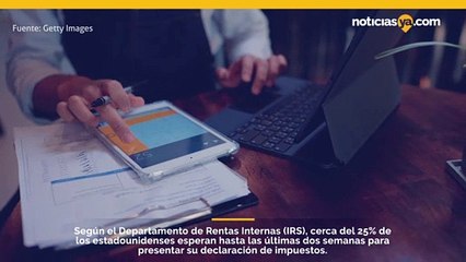 El último día para declarar tus impuestos es el próximo lunes 18 de abril