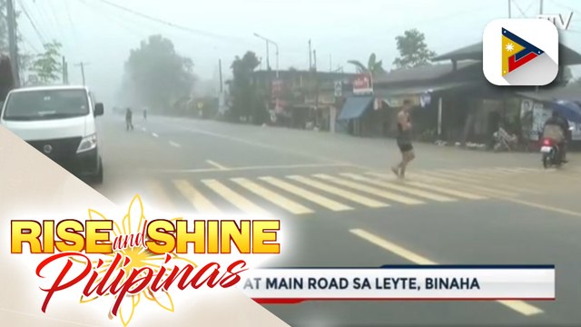 Ilang barangay at main road sa Leyte, binaha; Baybay LGU, umaasa pa rin na mayroon pang survivors sa magkakahiwalay na landslide incidents