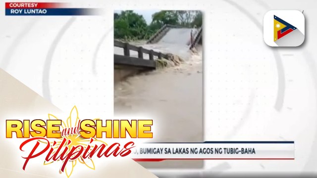 Monfort Bridge sa Iloilo, bumigay sa lakas ng agos ng tubig-baha; Bangkay ng lalaki, nakitang palutang-lutang sa Brgy. Caidquid sa Mambusao, Capiz