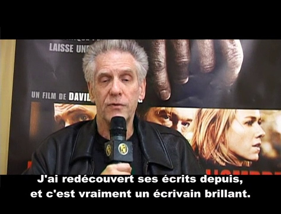 David Cronenberg Interview  29/10/2007