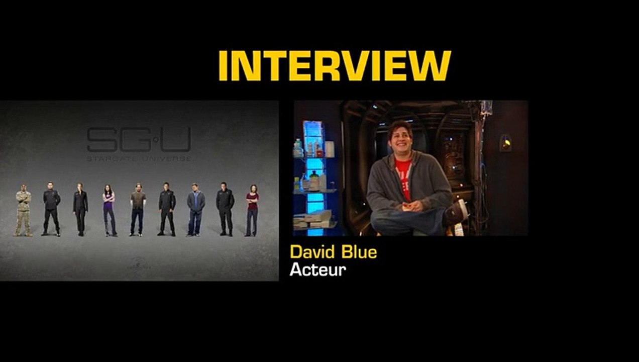 David Blue Interview : Stargate Universe