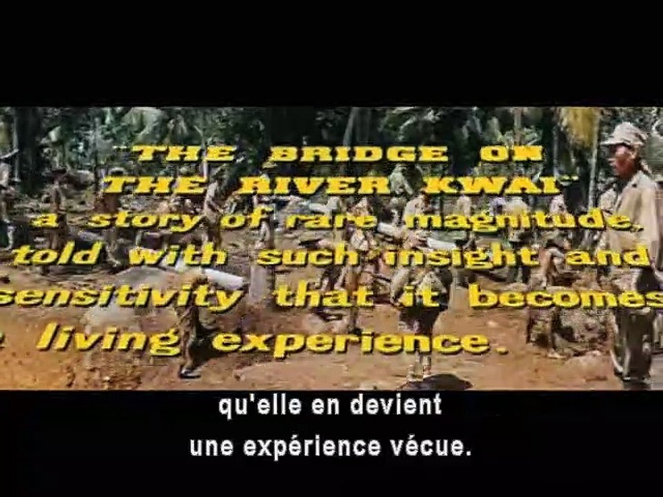 Le Pont de la rivière Kwaï Bande-annonce (2) VO
