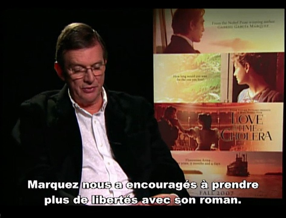 Gabriel García Márquez, Mike Newell Interview : L'Amour aux temps du choléra