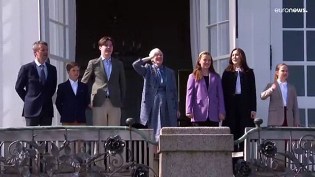 شاهد: ملكة الدنمارك تحتفل بعيد ميلادها الـ82 في قصر مارسيليسبورج