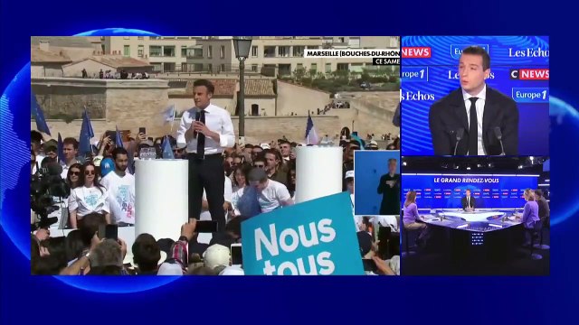 Le Président du Rassemblement National affirme ce matin sur Europe 1 : Emmanuel Macron est un candidat autoritaire, extrémiste, qui a fait beaucoup de mal à notre pays