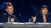 X Factor : Deux jurés virés après avoir violemment insulté un candidat (VOST)