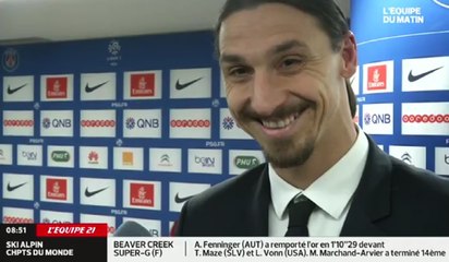 Quand Zlatan Ibrahimovic vanne un journaliste... c'est très drôle !