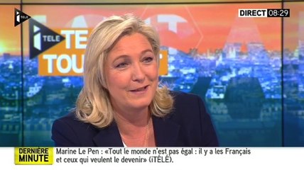 Marine Le Pen flingue Enfoirés sur iTÉLÉ : "Ces millionnaires bobos..."