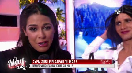 Ayem au bord des larmes pour son retour dans Le Mag sur NRJ 12