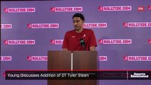Bryce Young Discusses Addition of OT Tyler Steen
