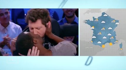Le Grand Journal : Monsieur Poulpe embrasse un homme en direct pour lutter contre le racisme