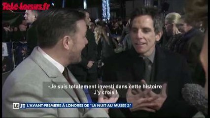Ben Stiler très (trop ?) investi dans l'histoire de La nuit au musée 3... Le Zapping Ciné