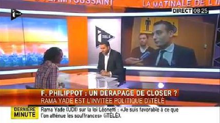 Une de Closer avec Florian Philippot, la réaction de Rama Yade