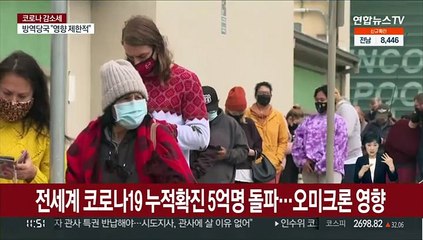 전세계 코로나19 누적확진 5억명 돌파…오미크론 영향