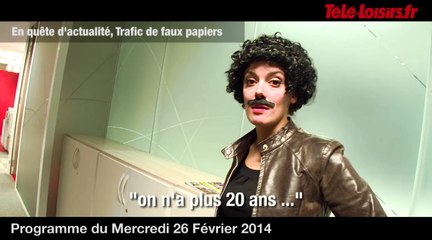La Speakerine se prend pour Marcel Patulacci (Les Inconnus) (programmes du 26 février)