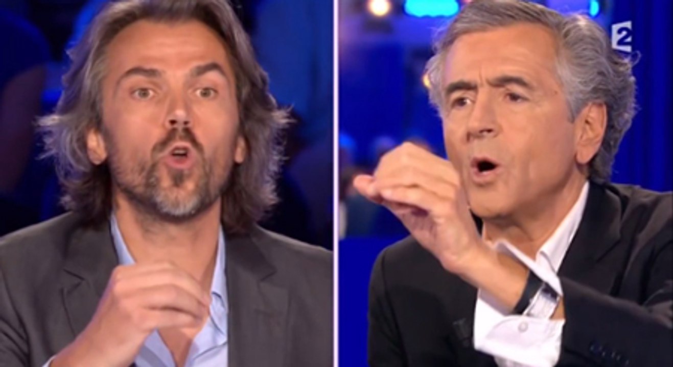 Accrochage entre Aymeric Caron et Bernard-Henry Levy dans On n'est pas couché