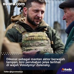 Perbandingan Foto Presiden Ukraina Sebelum vs Sesudah Invasi: Bukti Perang Tak Membawa Bahagia