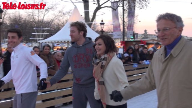 Nelson Monfort le patineur jugé par Brian Joubert, Nathalie Péchalat et Fabian Bourzat