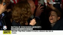 Le discours de Nathalie Kosciusko-Morizet perturbé par l'intermittente de Touche pas à mon poste