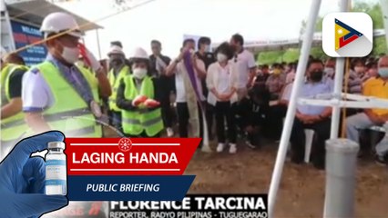 Groundbreaking ceremony ng Pinacanauan Bridge, isinagawa