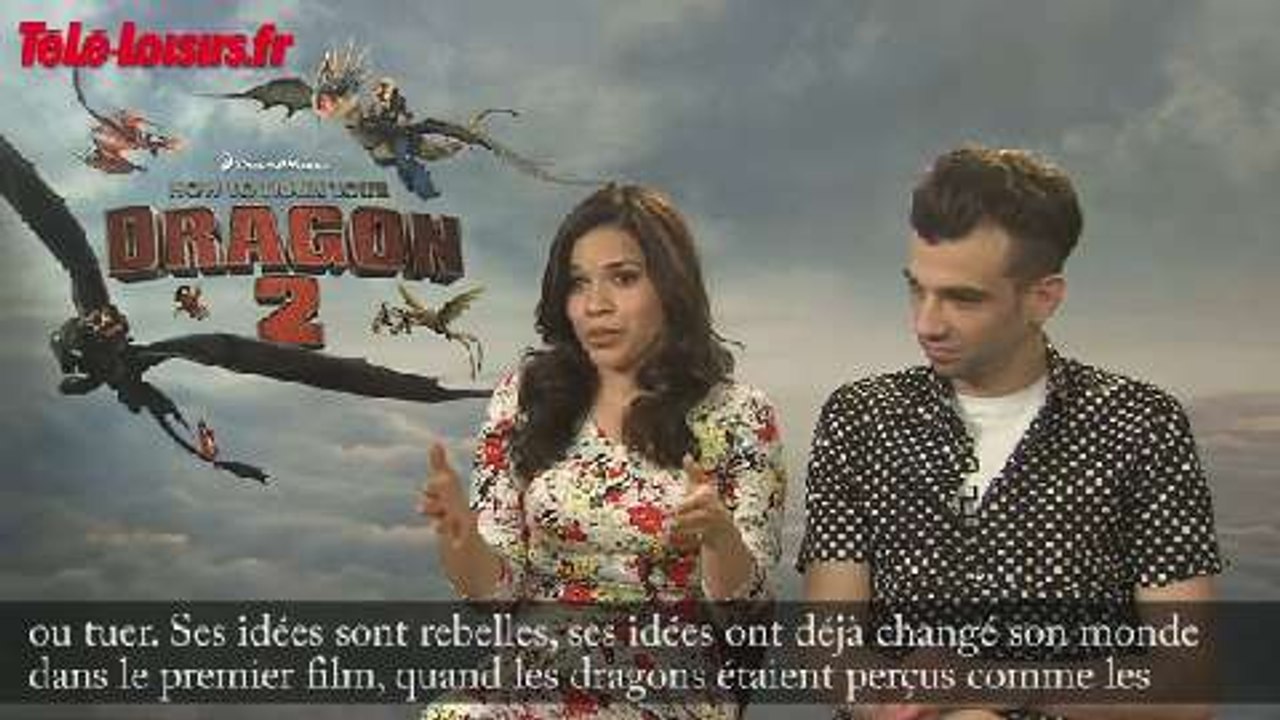 Dragons 2 : America Ferrara et Jay Baruchel donnent de la voix