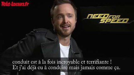 Aaron Paul (Need for Speed) : "Il fallait que j'ai l'air confiant derrière le volant"