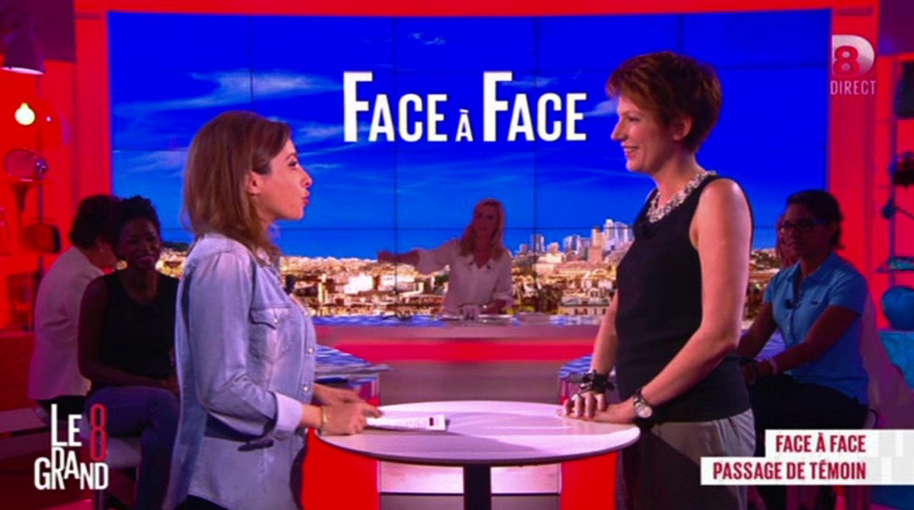 Face à face entre Natacha Polony et Léa Salamé dans le Grand 8