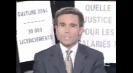 Le 20 heures de France 2 déjà perturbé par les intermittents en novembre 2003