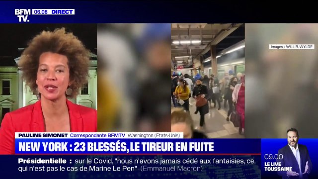 New York: le tireur de l'attaque dans le métro, qui a fait 23 blessés, activement recherché