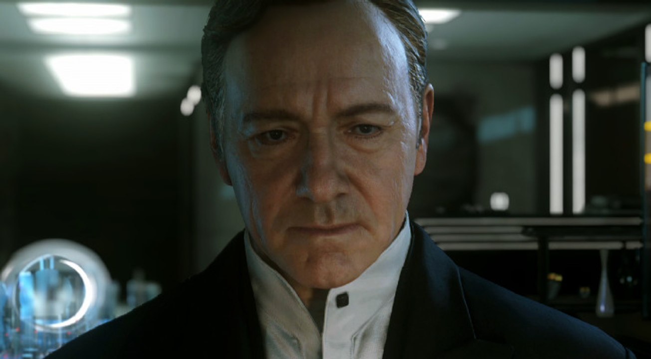 Kevin Spacey dans le trailer de Call Of Duty Advanced Warfare Reveal