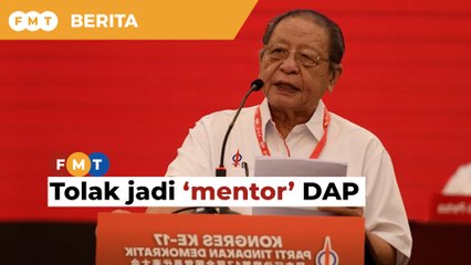 Kit Siang tolak jadi ‘mentor’ DAP