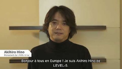 Professeur Layton vs. Phoenix Wright- Ace Attorney - Message de M. Akihiro Hino (Nintendo 3DS)