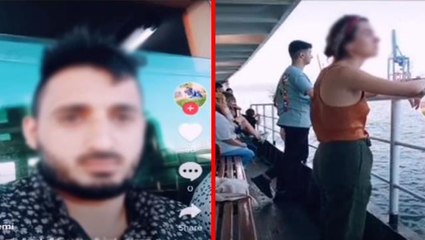 Ekipler düğmeye bastı! Vapurda genç kadının görüntülerini çeken Pakistanlı yakalandı