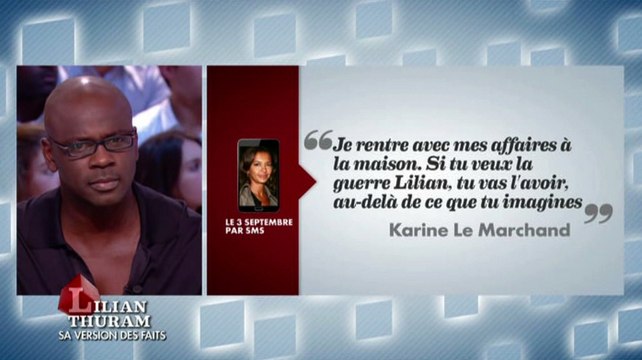 Lilian Thuram règle ses comptes avec Karine Le Marchand et l'accuse de chantage