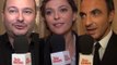 Cauet, Sandrine Quétier, Nikos Aliagas réagissent après leur victoire aux SMA 2013
