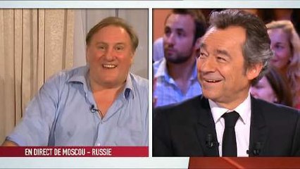 Gérard Depardieu en duplex pour la dernière de Michel Denisot
