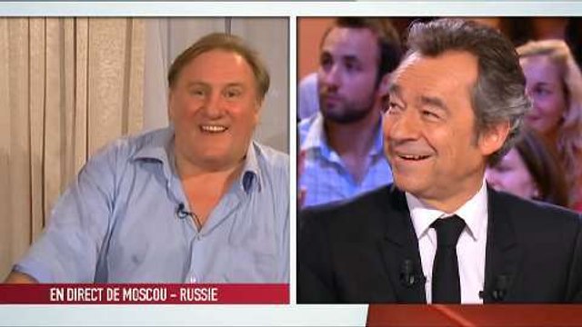 Gérard Depardieu en duplex pour la dernière de Michel Denisot