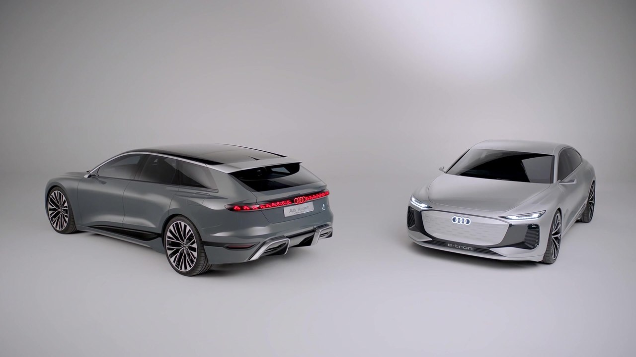 The new Audi A6 Avant e-tron concept & Audi A6 e-tron concept Design in Studio