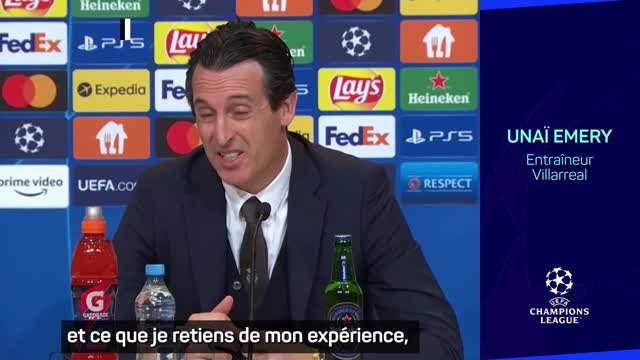 Quarts - Emery : “Contre la Juve, nous avons franchi une étape”