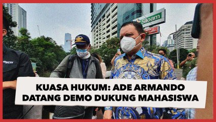 Télécharger la video: Kuasa Hukum Klaim Ade Armando Datang Demo di DPR Murni Dukung Mahasiswa Tolak Jokowi 3 Periode