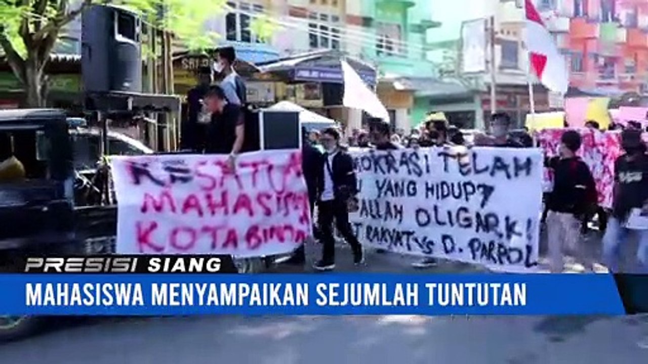 Kapolres Binjai Kawal Peserta Aksi Unjuk Rasa di DPRD Kota Binjai