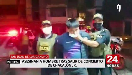 Concierto de Chacalón Jr. termina con un muerte y dos heridos en SJL
