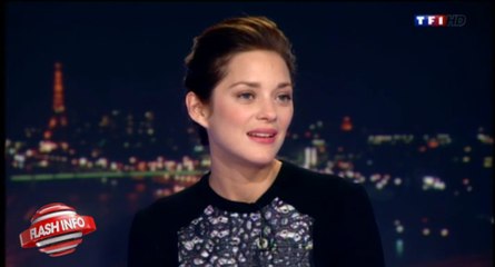 Marion Cotillard très gênée par une question au journal de TF1