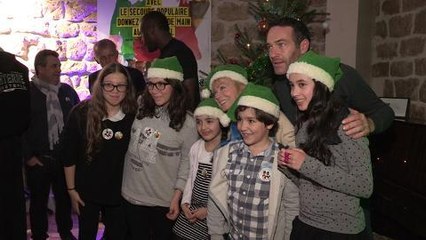 Les personnalités présentes pour la tournée des Pères Noël Verts