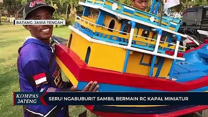 Seru! Ngabuburit Sambil Bermain RC Kapal Miniatur