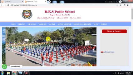 School Demo Website