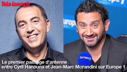 Premier passage d'antenne entre Jean-Marc Morandini et Cyril Hanouna