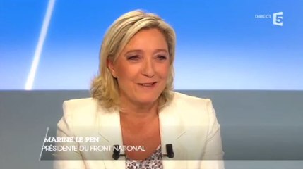 Marine Le Pen explique comment elle est tombée dans sa piscine vide