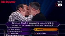 Zapping Jeux : Le baiser de Bigard et Marc-Emmanuel, Nagui a un prétendant