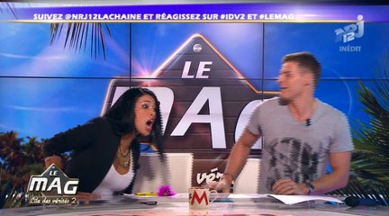 Ayem totalement paniquée dans Le Mag à cause d'un serpent